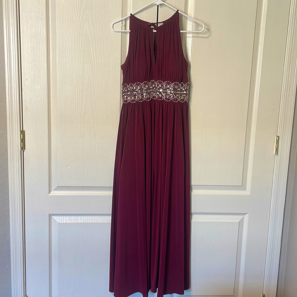 Maroon Bridesmaid Dress